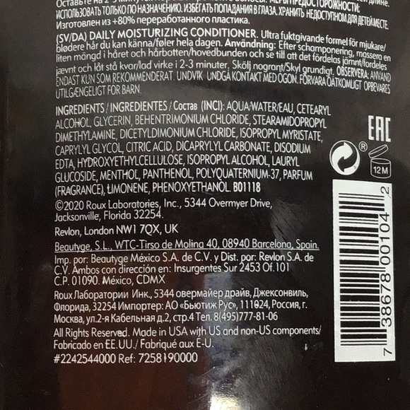 American Crew Men's Daily Moisturizing Conditioner 33.8 oz - Picture 4 of 5